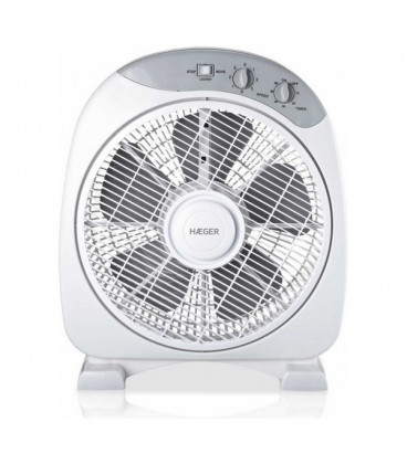 Ventilador box fan Haeger FF012004A, home wind 30. Ventilador box fan Haeger FF012004A, home wind 30.