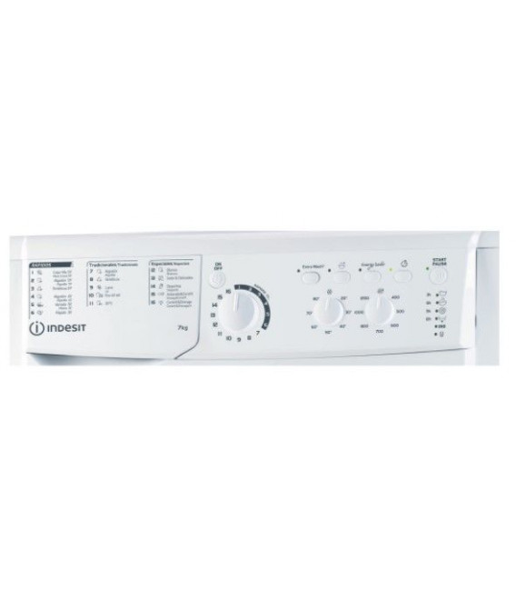 LAVADORA INDESIT EWC71252WSPTN, 7kg, 1200rpm, A+++