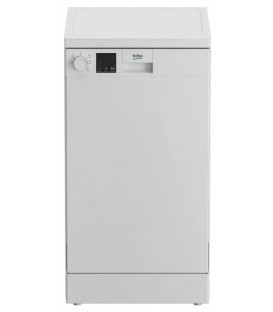 Lavavajillas Beko DVS05024W, 10 serv, 45cm, Blanco