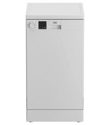 Lavavajillas Beko DVS05024W, 10Cub, E, 45cm, Blan