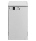 Lavavajillas Beko DVS05024W, 10Cub, E, 45cm, Blan