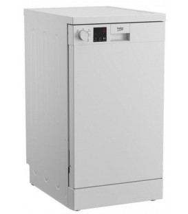 Lavavajillas Beko DVS05024W, 10Cub, E, 45cm, Blan