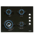 Encimera Cata CI631BK, Cristal, 4f, Negra, f tripl