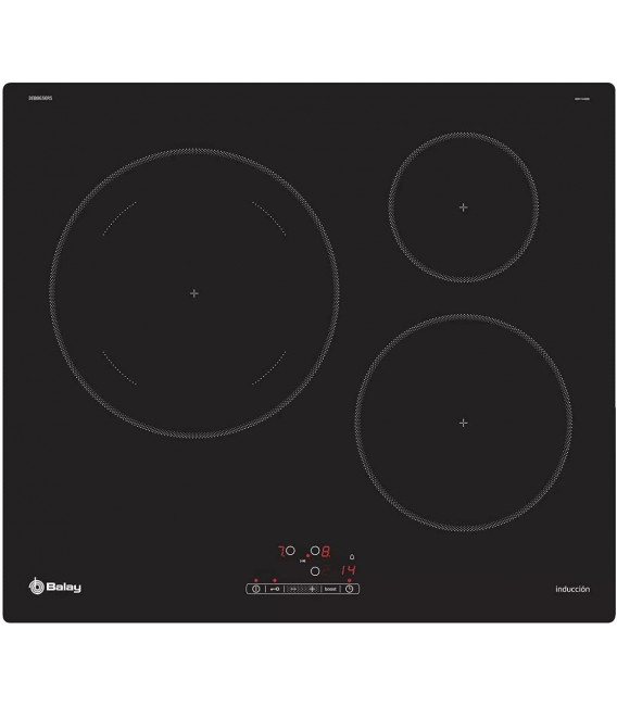 Induccion Balay 3EB865ERS 3 zonas Cristal Negra