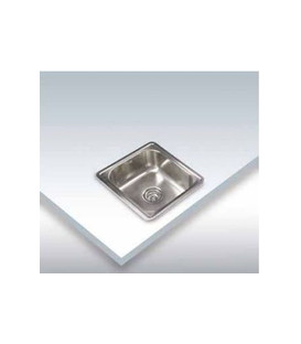 Fregadero Cata CSS1, Inox, 1C, 46,5x41,5cm