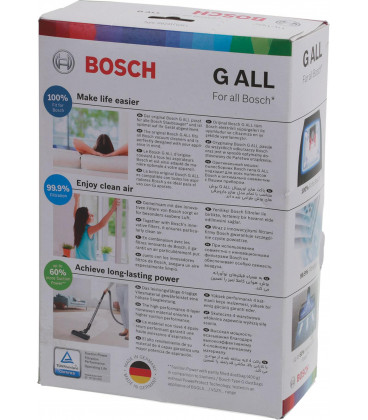 Bolsa Aspirador Bosch BBZ41FGALL, Pack 4 bolsas