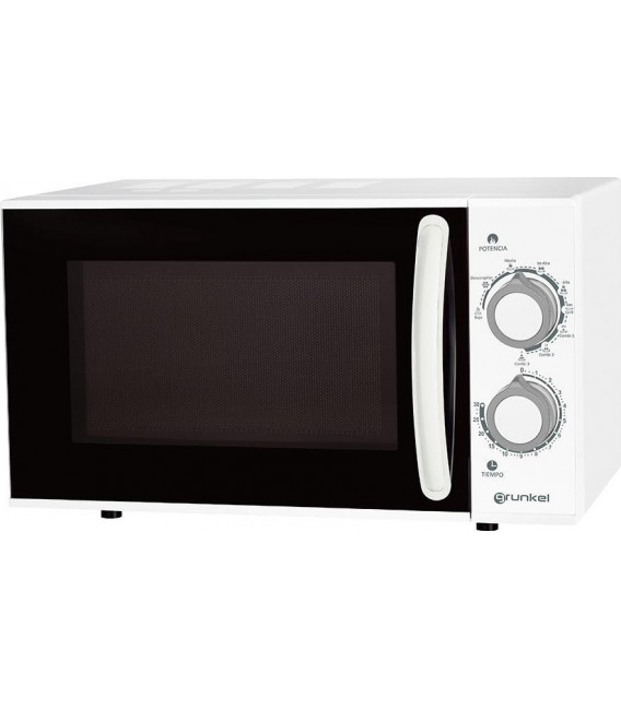 Microondas Grunkel MWG25SG, 25L, Grill, Blanco