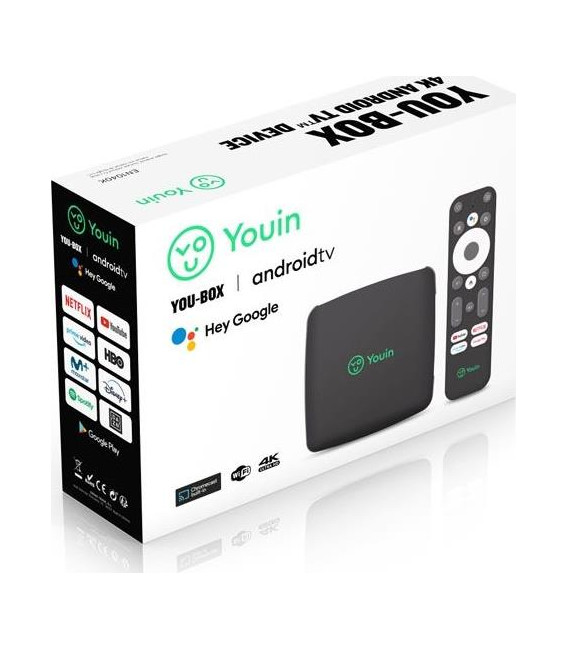 RECEPTOR YOUIN EN1040K 4K UHD ANDROID TV 10,0 con