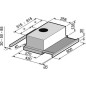 Campana Candy CBT61303X, 60cm, 264m3/h Campana Candy CBT61303X, 60cm, 264m3/h