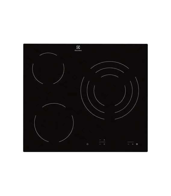 Vitrocerámica Electrolux EHF6232IOK, 3 zonas,