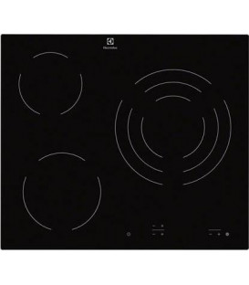 Vitrocerámica Electrolux EHF6232IOK, 3 zonas, 27cm