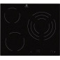 Vitrocerámica Electrolux EHF6232IOK, 3 zonas, 27cm