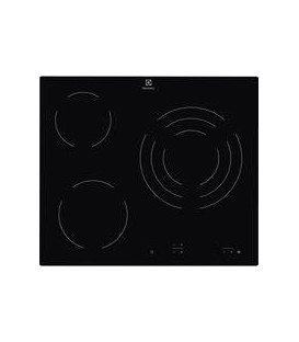 Vitrocerámica Electrolux EHF6232IOK, 3 zonas, 27cm