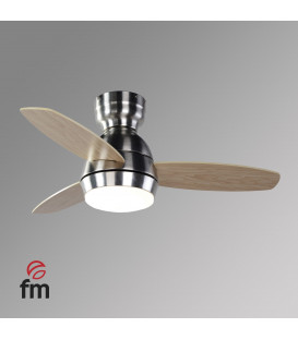 Ventilador Techo FM VT1090L, DC91cm Ø c/Luz c/Mand
