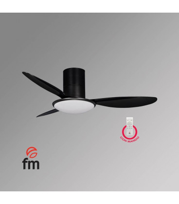Ventilador techo FM VTNIGRAL, dc 132 cm ø c/luz c/ Ventilador techo FM VTNIGRAL, dc 132 cm ø c/luz c/