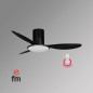 Ventilador techo FM VTNIGRAL, dc 132 cm ø c/luz c/ Ventilador techo FM VTNIGRAL, dc 132 cm ø c/luz c/