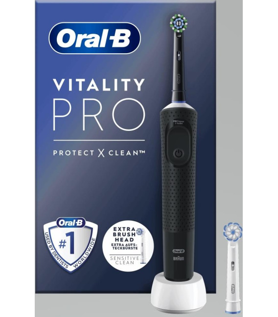 Cepillo Dental Braun Vitality Pro Negro D103.423.3