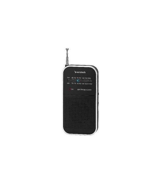 Radio Portátil Digital con Bluetooh Sunstech RPBT450BK - Negro