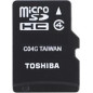 Tarjeta Micro SD+Adaptador 16GB Toshiba THNM102K01