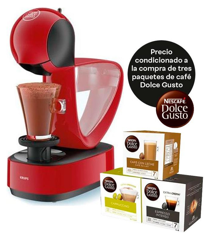 KRUPS Infinissima Red / Cafetera de cápsulas Dolce Gusto