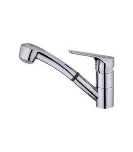 Grifo Teka MTP978D cromo, caño bajo extraible, cro