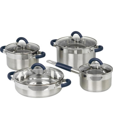 Bateria cocina Jata BC8, bateria acero inox aisi-3 Bateria cocina Jata BC8, bateria acero inox aisi-3