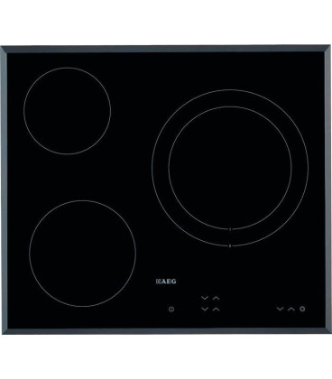 Vitroceramica AEG HK623021FB, 3 zonas, 60 cm Vitroceramica AEG HK623021FB, 3 zonas, 60 cm