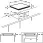 Vitroceramica AEG HK623021FB, 3 zonas, 60 cm