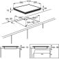 Vitroceramica AEG HK623021FB, 3 zonas, 60 cm Vitroceramica AEG HK623021FB, 3 zonas, 60 cm