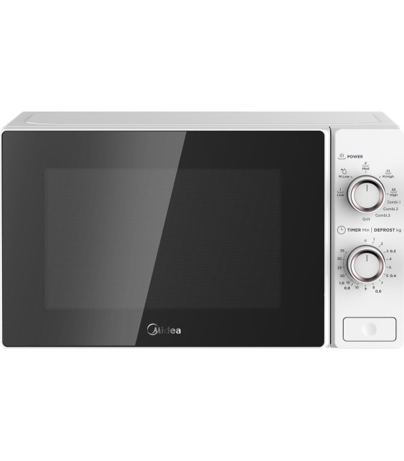 Microondas Midea MCM208GMWP, 20L, Manual, Blanco,