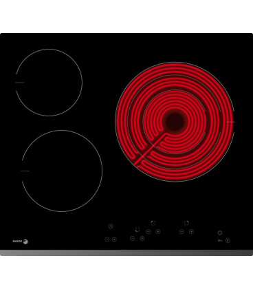 Vitroceramica Fagor 3VFT330AS, 3 zonas, 60cm, bise Vitroceramica Fagor 3VFT330AS, 3 zonas, 60cm, bise