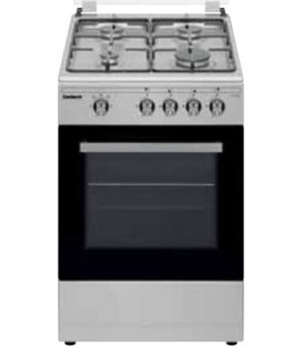 Cocina Corbero CCSF45020BX, 4 fuegos, 50cm, Inox,