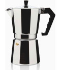 Cafetera italiana Haeger CP09A008A, 9 tazas, alumi