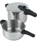 Set olla presión Bra A185105, vitesse, 4l+7l