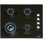Encimera Cata CIB6031BK, Cristal, 4f, Negra, f tri