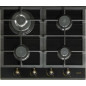 Encimera Cata RCI631BK, Cristal, 4 fuegos, Hierro