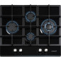 Encimera Cata LCIB6031BK, Cristal, 4f, Negra, Hier