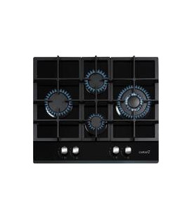 Encimera Cata LCIB6031BK, Cristal, 4f, Negra, Hier