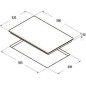 Inducción Cata GIGA600BK, 2 zonas Flex, 7,4Kw, neg Inducción Cata GIGA600BK, 2 zonas Flex, 7,4Kw, neg