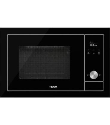 Microondas Teka ML8200BIS, Cristal negro, 20L, Gri