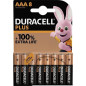 Pila Duracell Alcalina Plus Power AAA LR03 B8