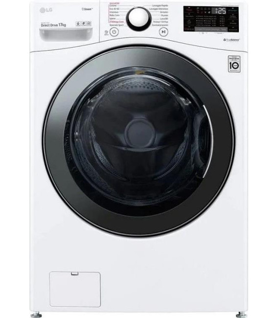 Lavadora LG F1P1CY2W, 17kg, 1100rpm, E, Blanco