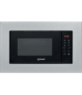 Microondas Indesit MWI120GX, 20L, 800W, Grill