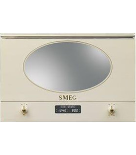 MICROONDAS SMEG MP822PO, 22L, INTEGR., CREMA, GRIL