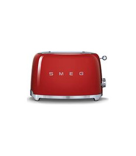 Tostador Smeg TSF01RDEU, 50 style 2 rebanadas rojo