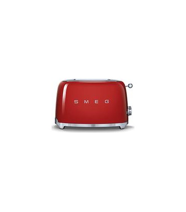 Tostador Smeg TSF01RDEU, 50 style 2 rebanadas rojo