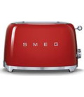Tostador Smeg TSF01RDEU, 50 style 2 rebanadas rojo