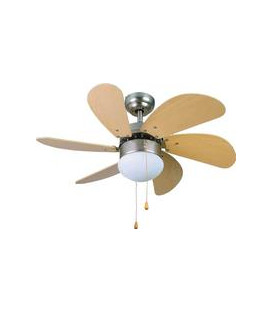 Ventilador techo Orbegozo CP15075N, 80cm, 6 aspas,