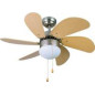 Ventilador techo Orbegozo CP15075N, 80cm, 6 aspas,