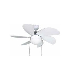 Ventilador techo Orbegozo CP15076B, 80cm, 6 aspas,